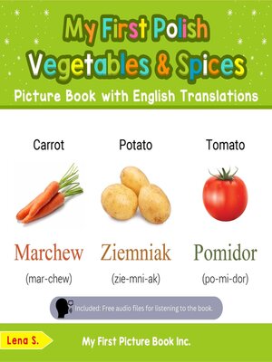 cover image of My First Polish Vegetables & Spices Picture Book with English Translations